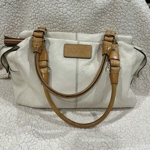 Kate Spade cream satchel bag